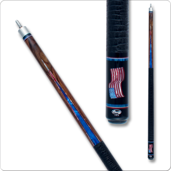 Viking - Defender - American Flag - Leather Wrap